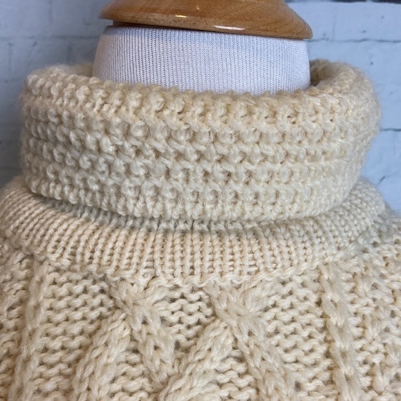 Kennedy of Ardara Vintage Cable-Knit Heavy Sweater Ireland New Wool Fisherman's - Picture 6 of 13